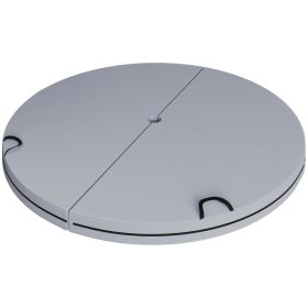 Foldable Crash Mat, Pole Padding with Carrying Handles and EPE Foam for Dance Training and Exercise, Gray (Option: Gray-770x770x380 mm)