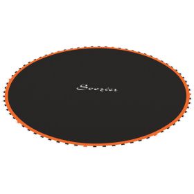 Trampoline Replacement Mat, Fits 12' Trampoline w/ 72 V-Hooks & 5.5" Springs (Spring & Frame not Included), Orange (Option: Orange-530x450x100 mm)